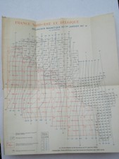 Carte declinaison magnétique - carte,