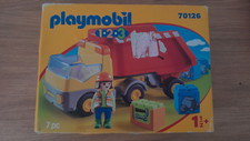 PLAYMOBIL 1 2 3 70126 CAMION SEMI REMORQUE BENNE NEUF