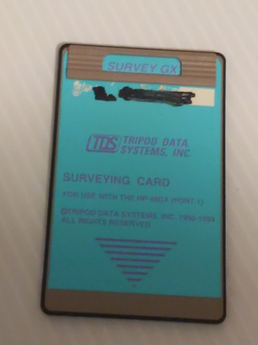 Tds survey card for 48gx - for,