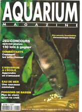AQUARIUM MAGAZINE N°132 CHROMIDOTILAPIA FINLEYI / COMBATTANTS / POISSONS BASSIN