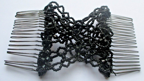 Double peigne cheveux chignon - double,