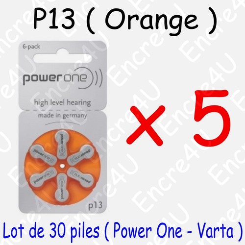 Piles auditives orange - :,