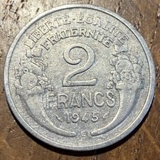 PIECE DE 2 FRANCS MORLON 1945 C (1024) RARE !!!!