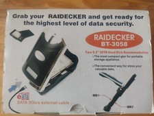 bt-3058 raideckerl Boîtier Externe 2.5'' pour deux disques durs sata