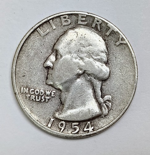 1954 washington quarter - d,