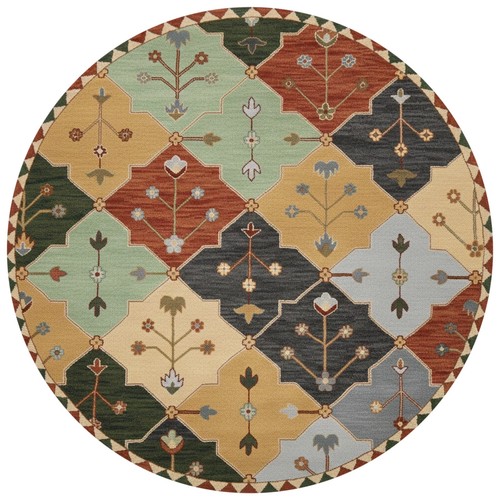 Tapis rond luxueux pour salon - rond,