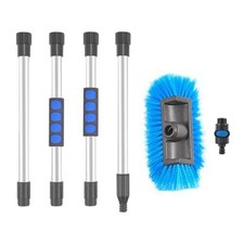 Kit Nettoyage Voiture Utilisation Jardinage Longueur Réglable Brosse Raccordeme