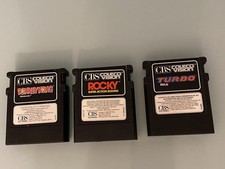 Retrogaming Jeux Vidéo CBS Coleco Vision Rocky + Donkey Kong + Turbo