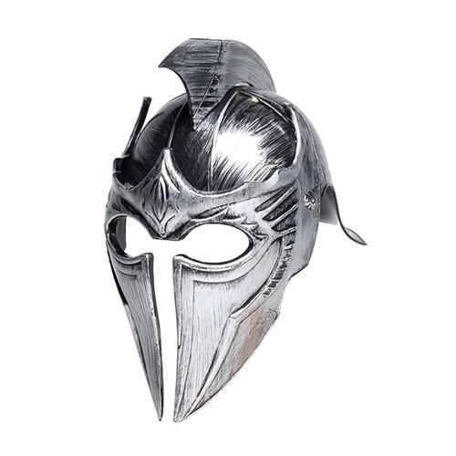 Casque gladiateur argent - casque,