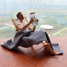 Chaise de maison de poupée 1:6, meuble miniature, accessoire photo, chaise de