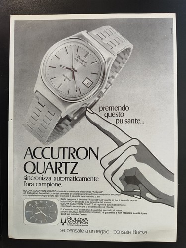 Bulova publicité page 1980 - publicité,