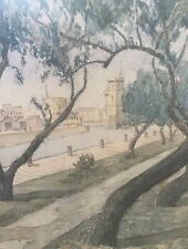 Tableau Cadre Aquarelle Port