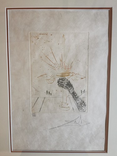 Salvador dali gravure pointe - gravure,
