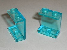 2 x LEGO TrLtBlue panel 4864b