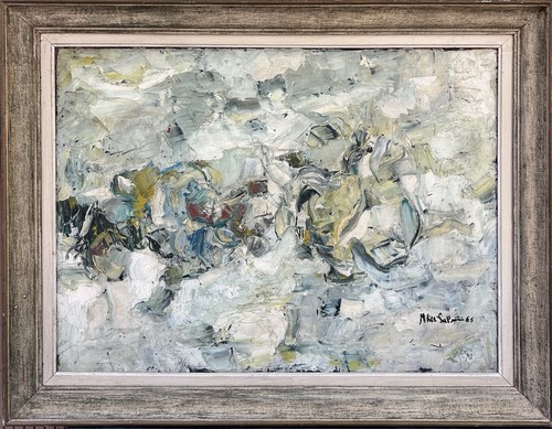Large original abstract - original, oil