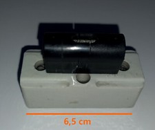 Porte fusible Capelin + bloc porcelaine + fusible neuf legrand 20A 8,5x31,5cm