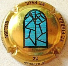 Capsule de champagne OUDARD F. (30v. N° 22 fond or)