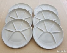 Lot de 6 Assiettes Gourmandes