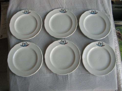 Rare assiettes dessert en - rare, 6