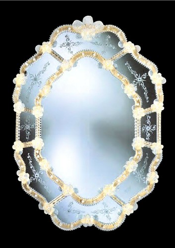 Miroir ovale verre - ovale,