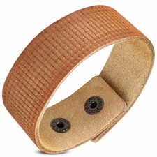 Bracelet pression en cuir