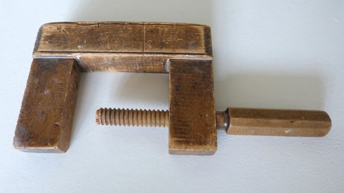 Ancien serre joints - serre-joints, bois