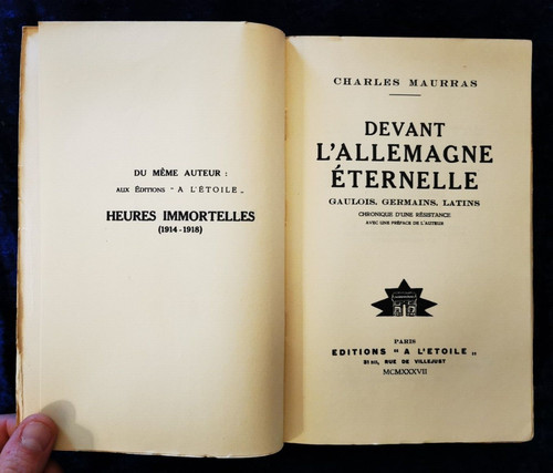 Charles maurras devant - charles,