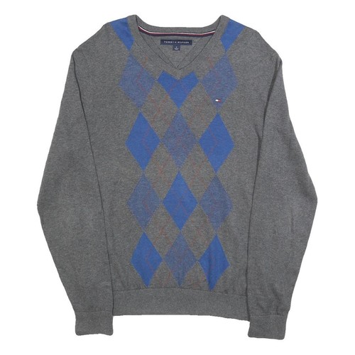 Tommy hilfiger pull col gris - hilfiger,