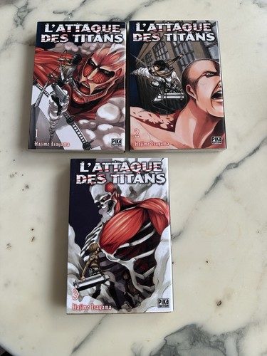 Lot manga attaque - 3,