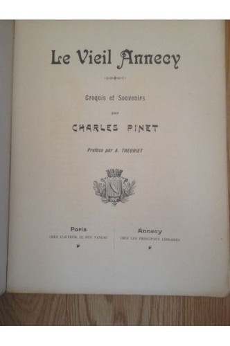 Vieil annecy croquis - le,