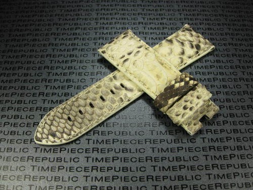 26mm python peau cuir - python, sangle