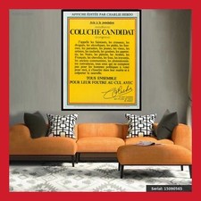 REPLIQUE AFFICHE DE CAMPAGNE