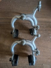 Paire étrier de frein vélo ancien vintage aluminium tirage latéral FAVORIT
