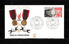 Médaille de la Résistance Enveloppe 1er jour 1974