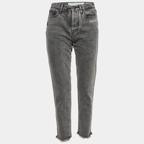 Jean skinny blanc cassé gris