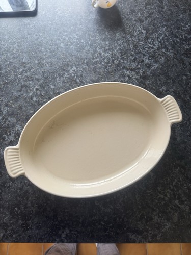 Vintage grand plat ovale en - vintage,