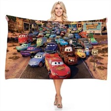 Cars  Serviette Plage Drap