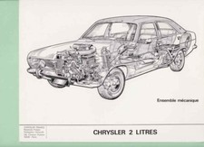 photo de presse / press photo original Simca Chrysler 2 Litres 1973