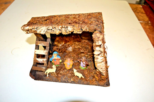 Crèche noel hauteur - de,