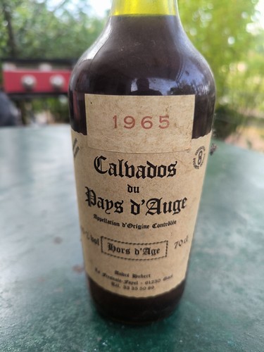 Bouteille calvados pays auge - pays, d'auge