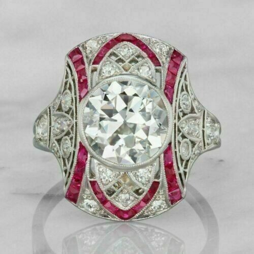 Bague fiançailles vintage - bague, de