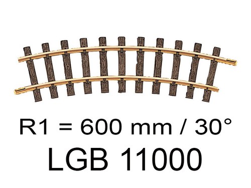 Lgb rail courbe 600 - lgb,