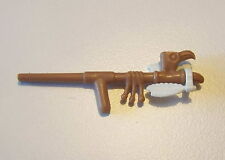 PLAYMOBIL (E129) INDIENS - Calumet de la Paix Marron Clair avec Plumes Blanches