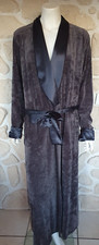 Robe de chambre velours gris