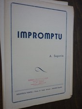 partitions guitare -	Ségovia