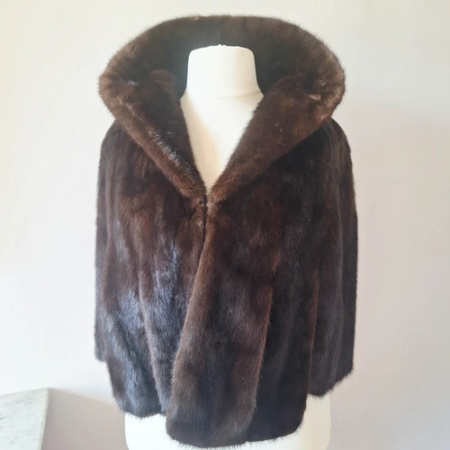 Superbe veste cape vison - cape,