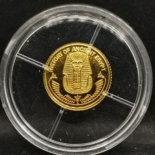 10 DOLLARS OR 2010 OR 999‰ 0.5g LE MASQUE DE TOUTANKHAMON FIDJI FIJI 10000 Ex. /