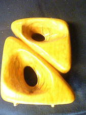 vase ceramique vintage orange