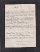 1907 Faire-part décès Louis-Joseph-Albert CHAUBET Marseille  Société CAUSSEMILLE
