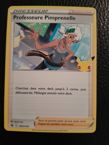Carte pokémon professeure - pokémon,
